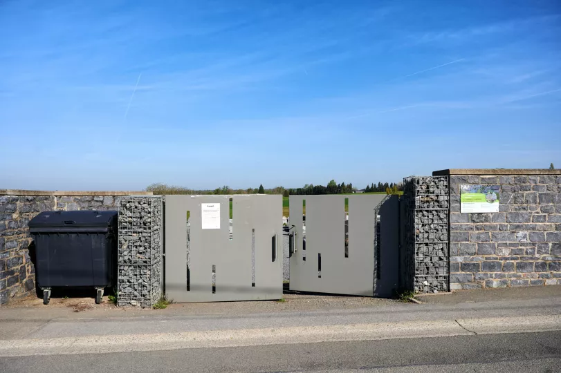 Ciney // Rénovation du mur du cimetière