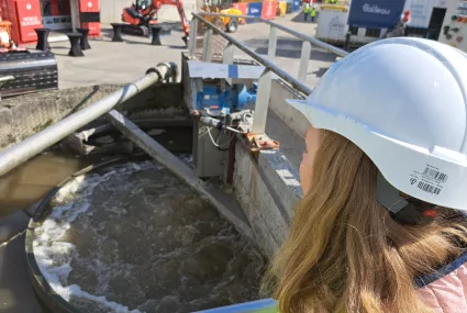 JWE- visite de la station de Ciney